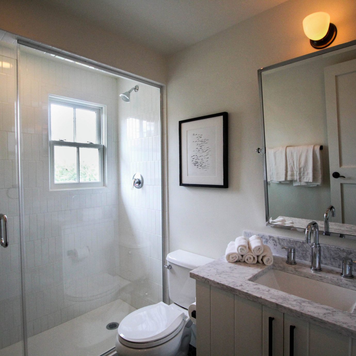 bathroom sink mirror property home cottage rack