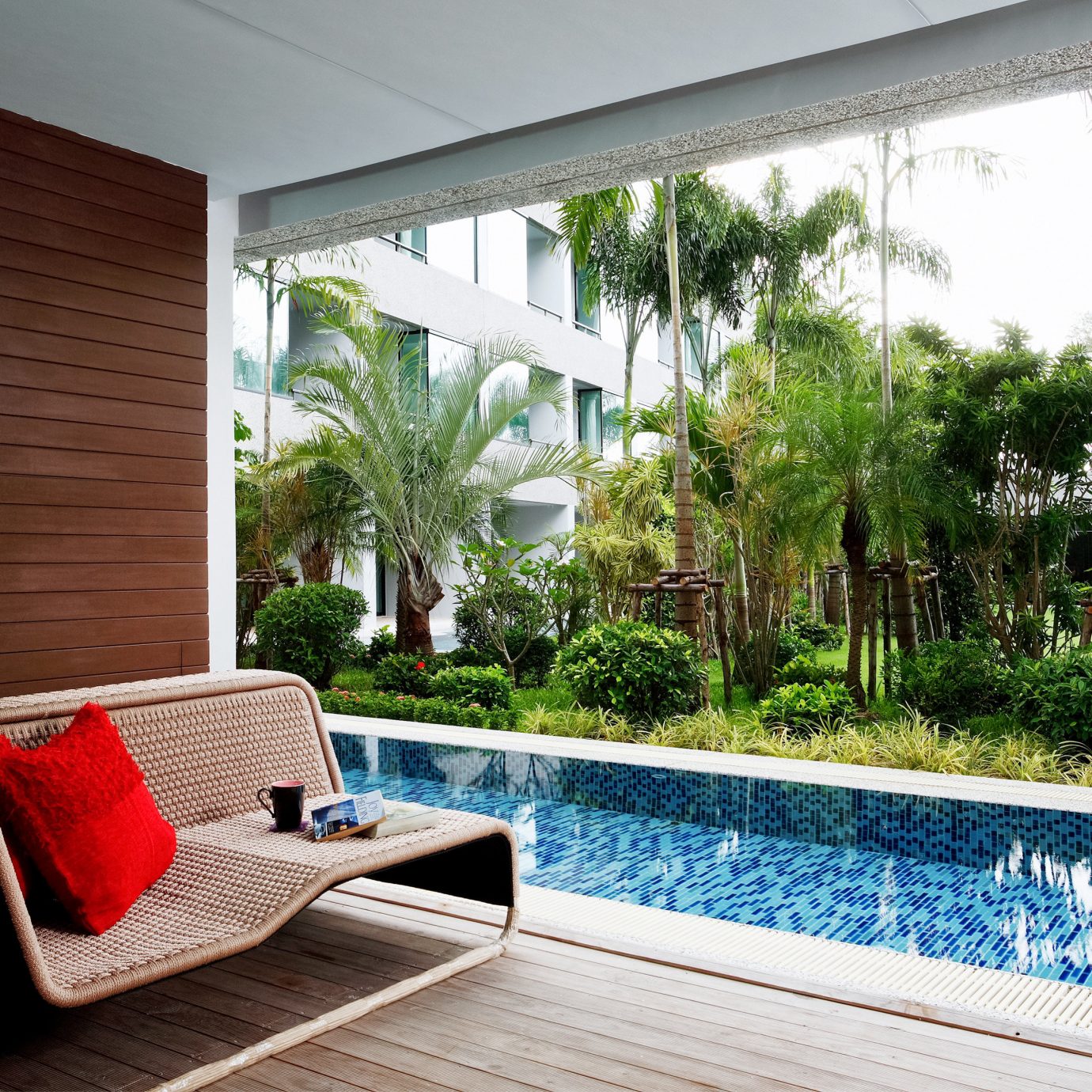 Beach Bedroom Patio Pool Resort swimming pool property condominium house home Villa backyard
