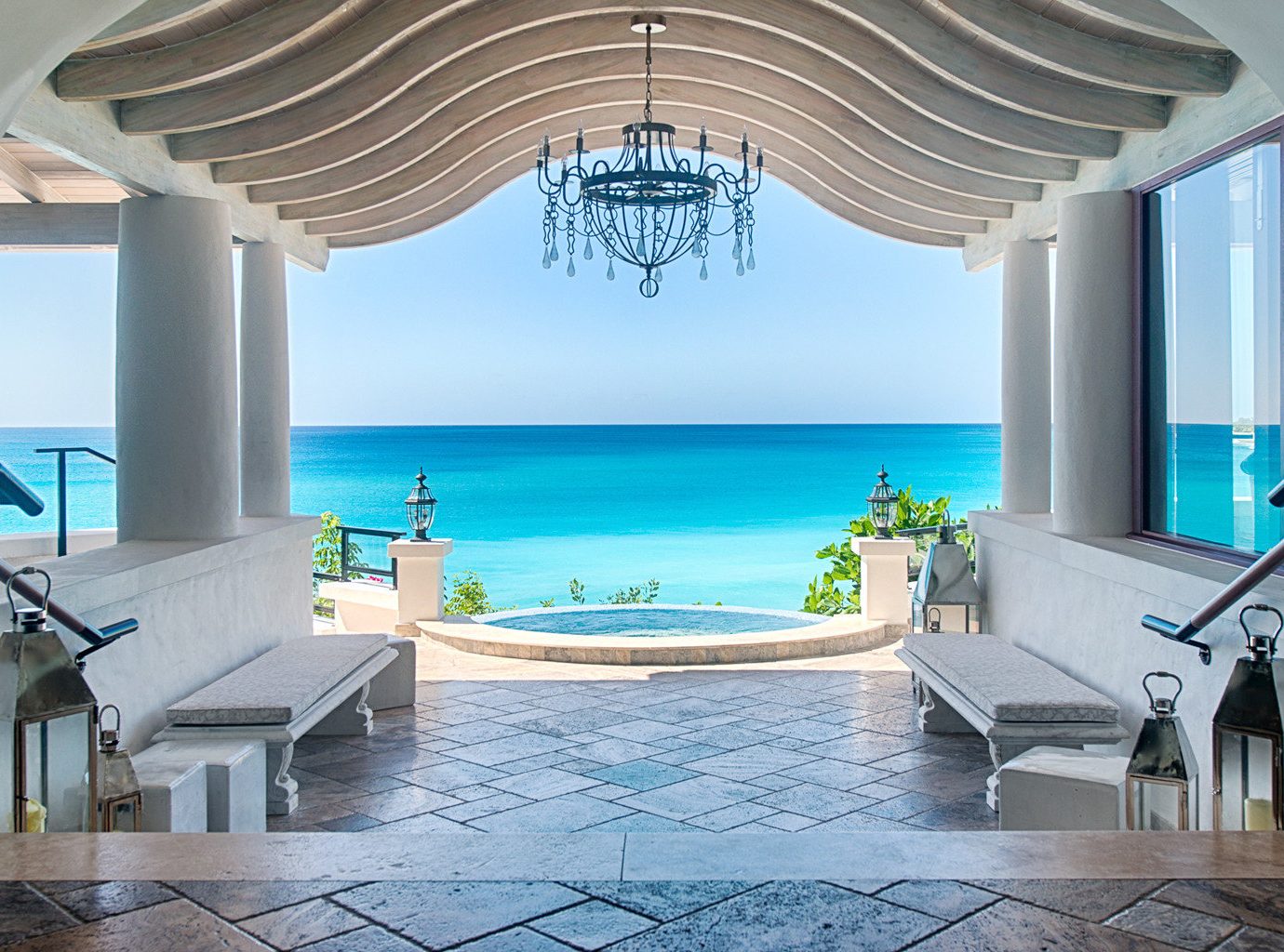 Beachfront Family Luxury Resort swimming pool property Villa condominium mansion home caribbean