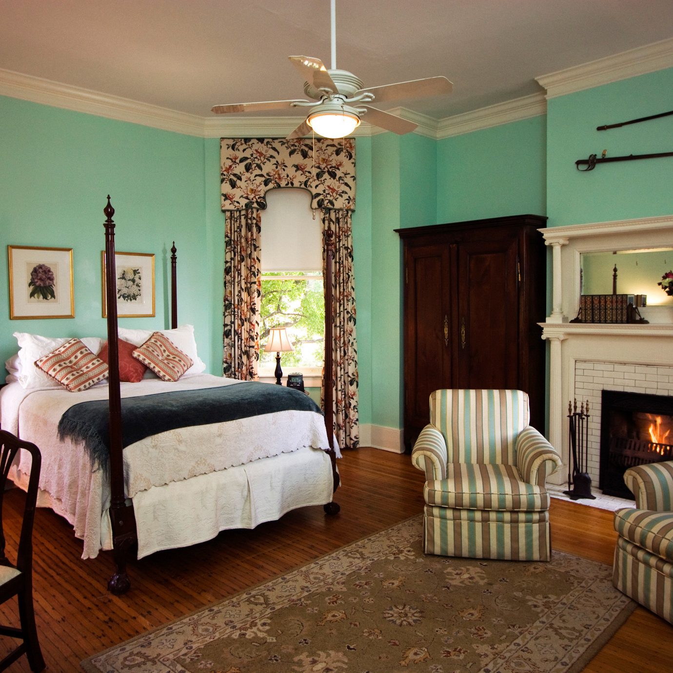 Bedroom Historic Luxury Suite property living room home hardwood cottage farmhouse