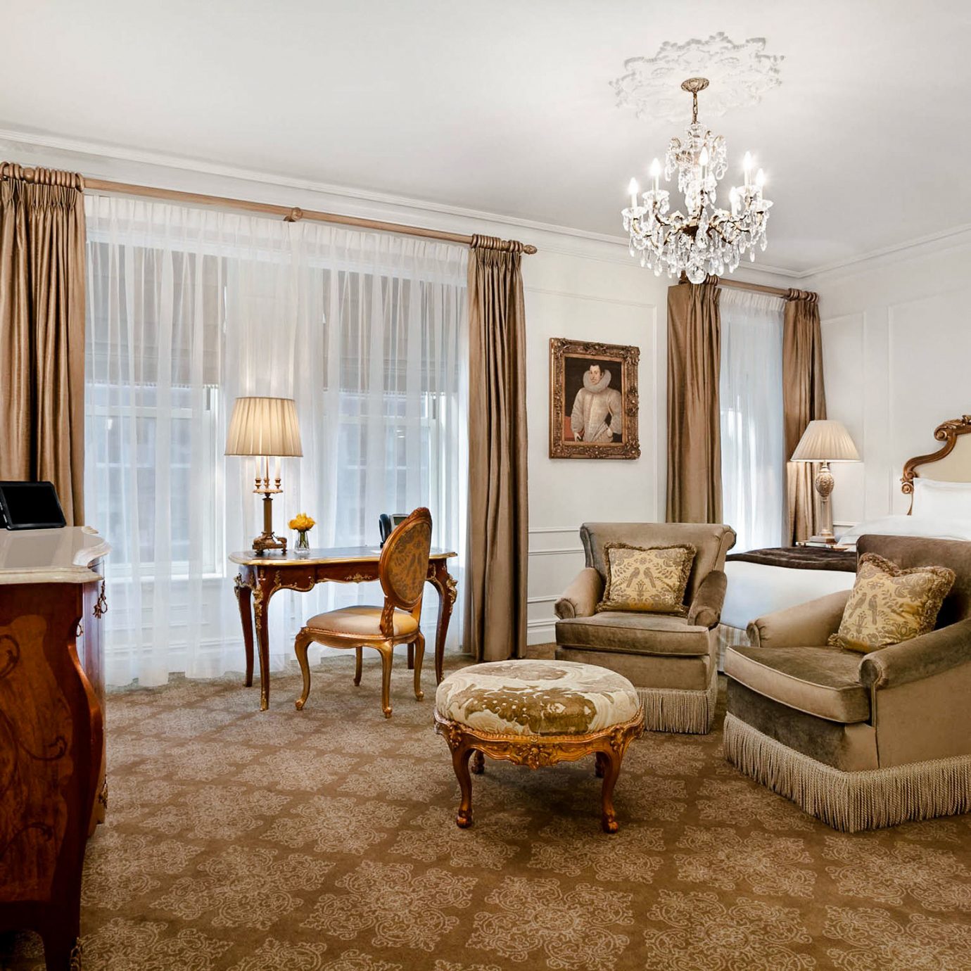 Hotels Luxury Travel Romantic Hotels chair living room property home Suite flooring interior designer Bedroom