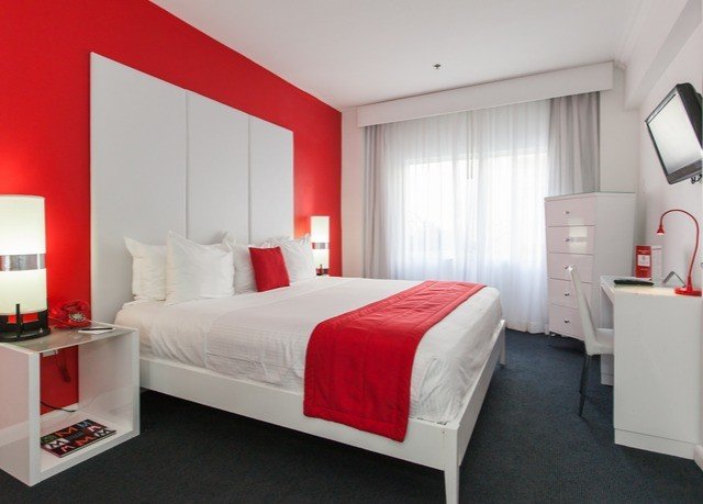 red property Bedroom Suite white cottage bed sheet living room