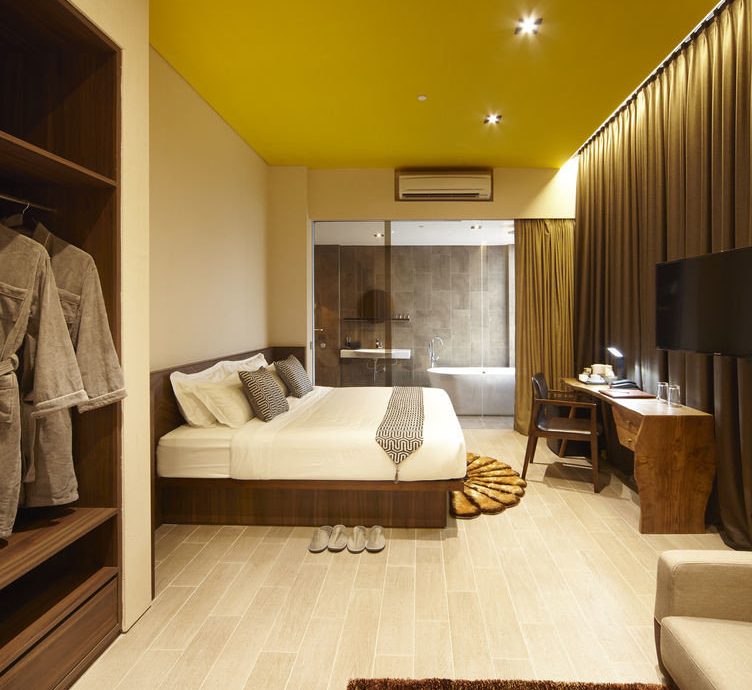 property living room hardwood home Suite yellow Bedroom wood flooring flooring