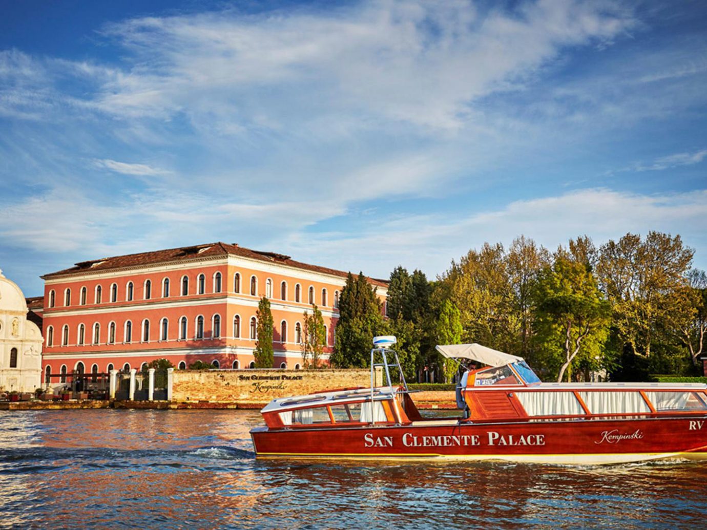 Hotels Italy Luxury Travel Venice sky water Boat vehicle River waterway Canal Sea evening boating traveling