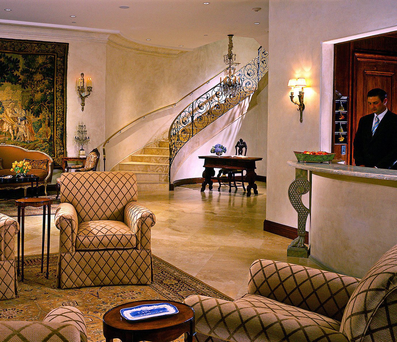 Boutique Elegant Historic Lobby Lounge Romance Romantic sofa living room home mansion restaurant seat
