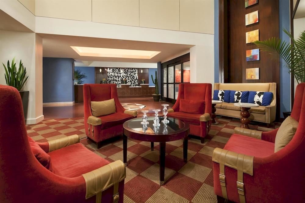 Budget red property chair living room condominium Suite Lobby Resort home Villa set