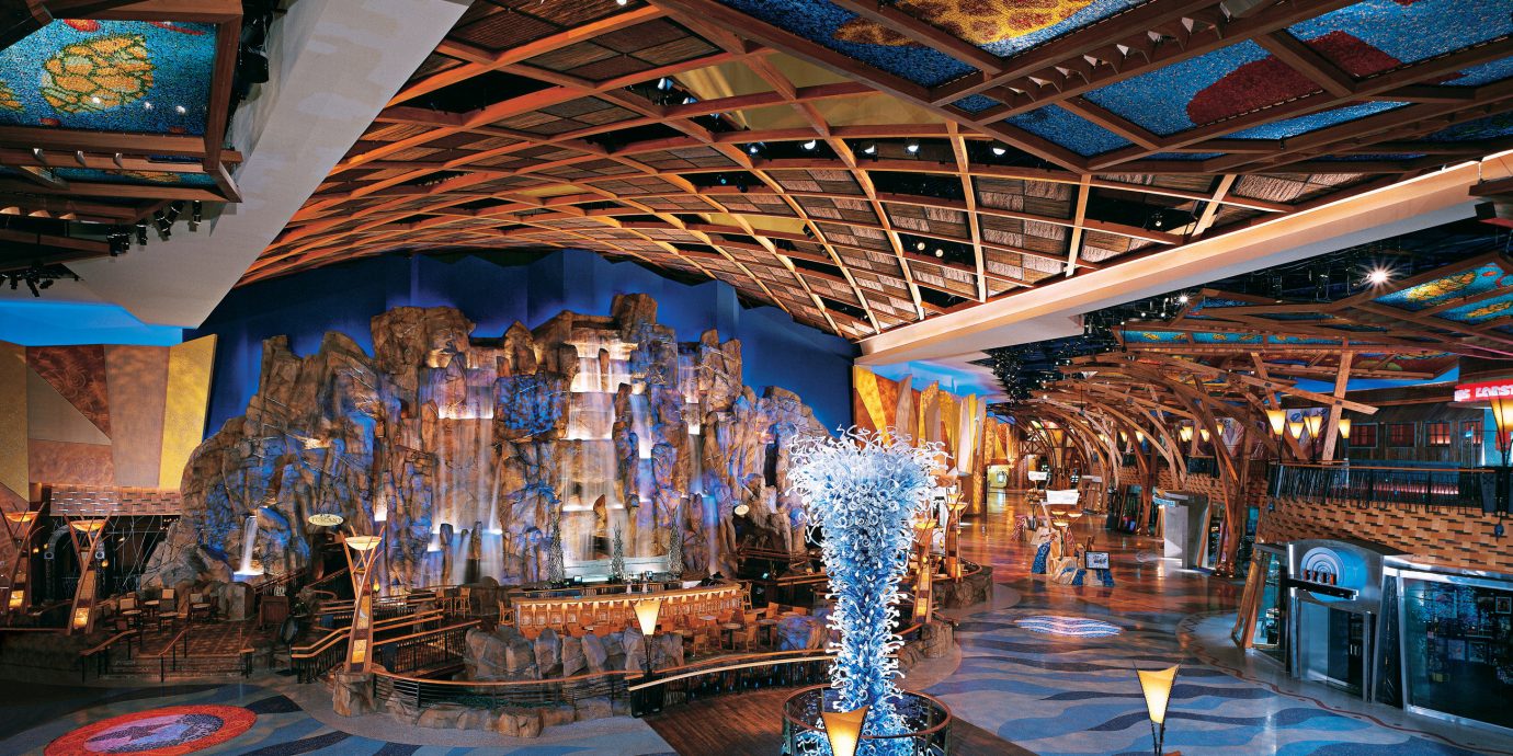 Casino Lobby Resort amusement park blue