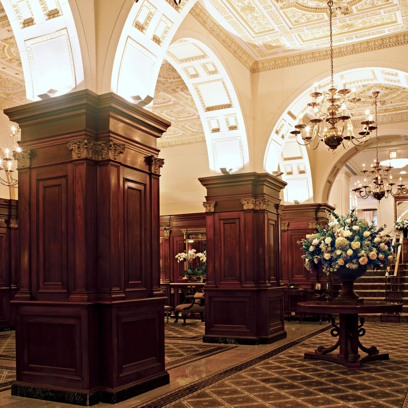 Lobby Lounge chapel Church place of worship synagogue hall ballroom colonnade