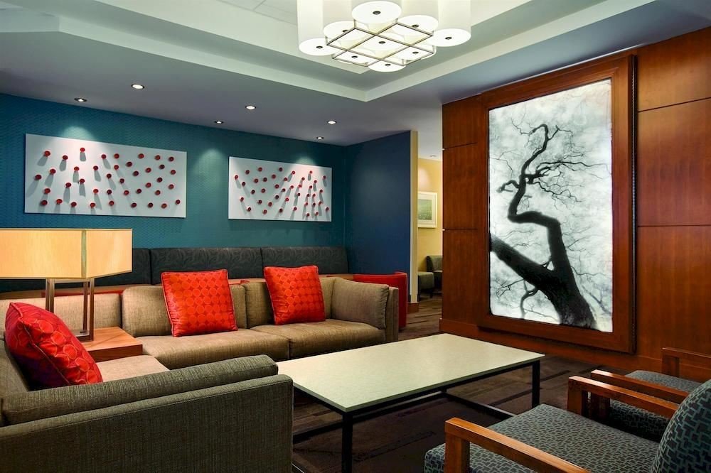 City Lobby Lounge Modern living room property Suite home condominium
