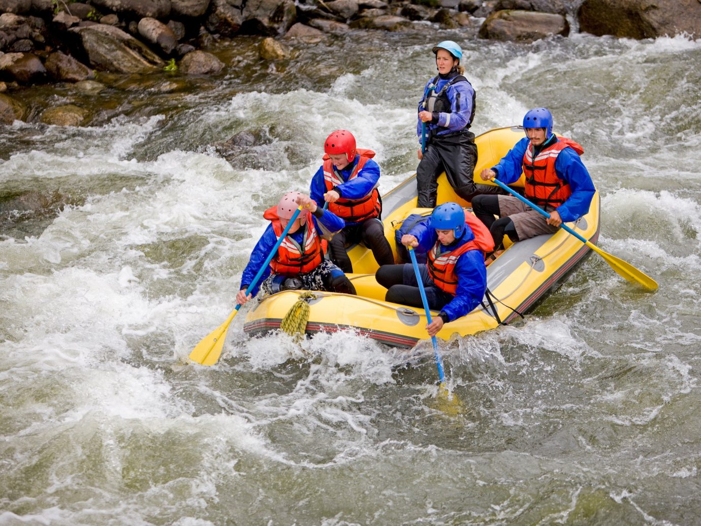 Health + Wellness Trip Ideas outdoor Raft water rafting sports water sport riding watercraft River yellow rapid boating recreation transport outdoor recreation extreme sport whitewater kayaking wave