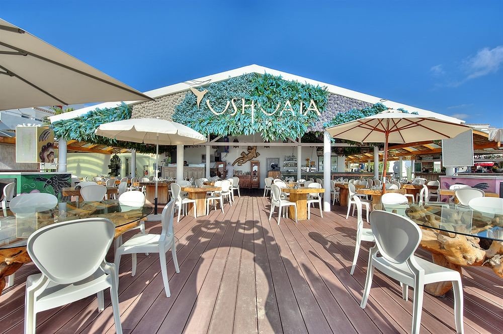 chair sky Resort restaurant marina Dining Deck set