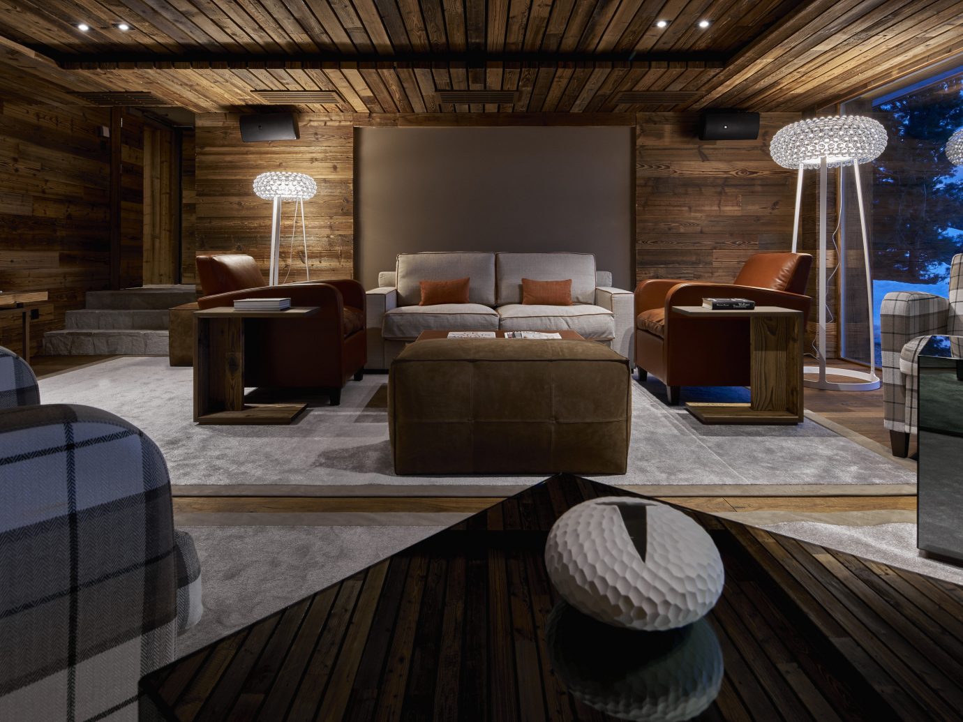 Boutique Hotels Hotels Outdoors + Adventure Winter indoor floor room ceiling interior design Architecture wood interior designer furniture