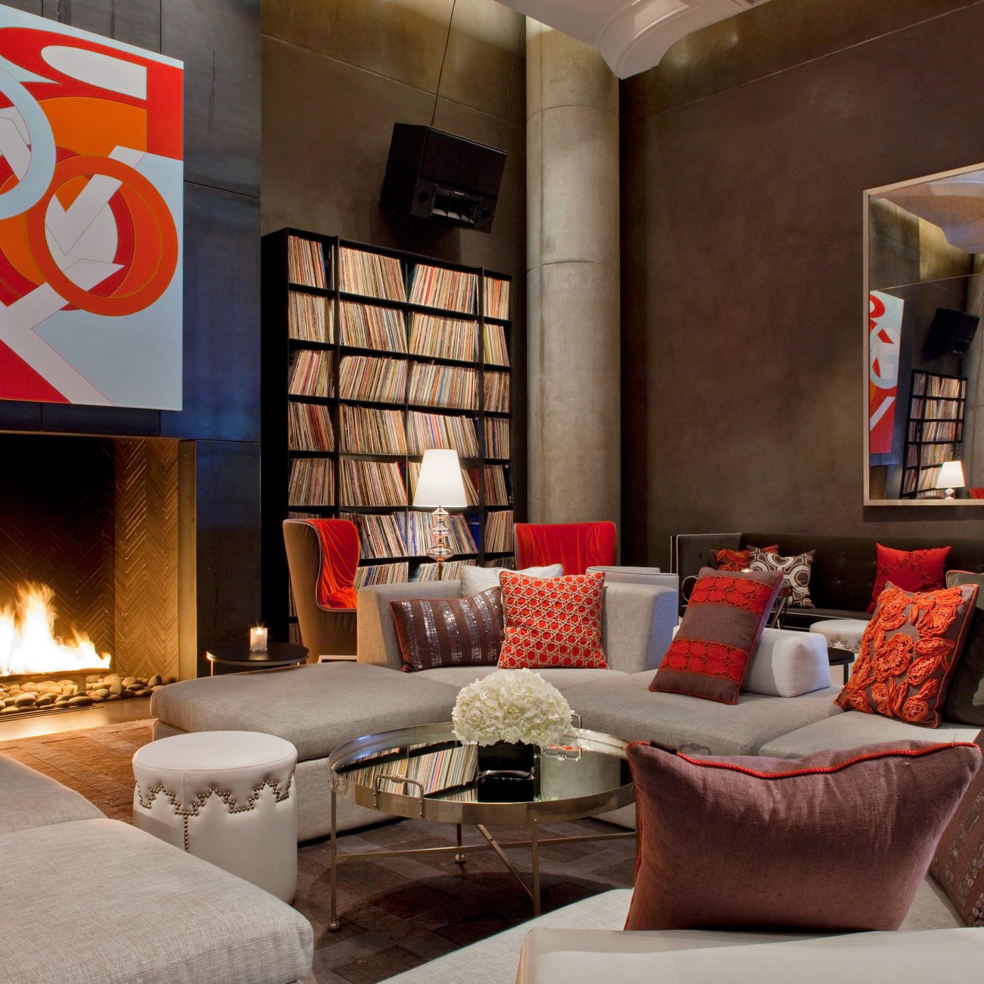 Elegant Hip Lounge Luxury Modern living room property home loft