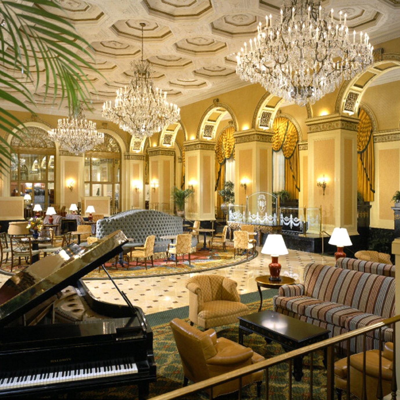 Elegant Historic Lobby Lounge Luxury palace function hall mansion ballroom convention center