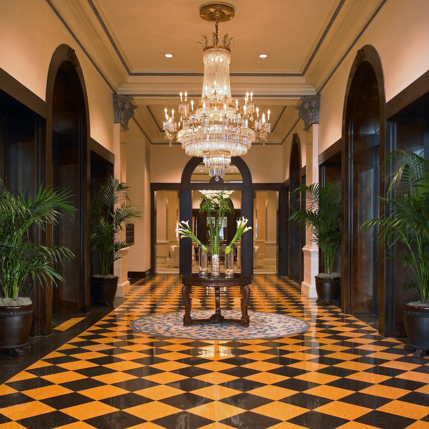 Elegant Hotels Lobby Lounge property building mansion palace home flooring hall living room condominium ballroom Resort