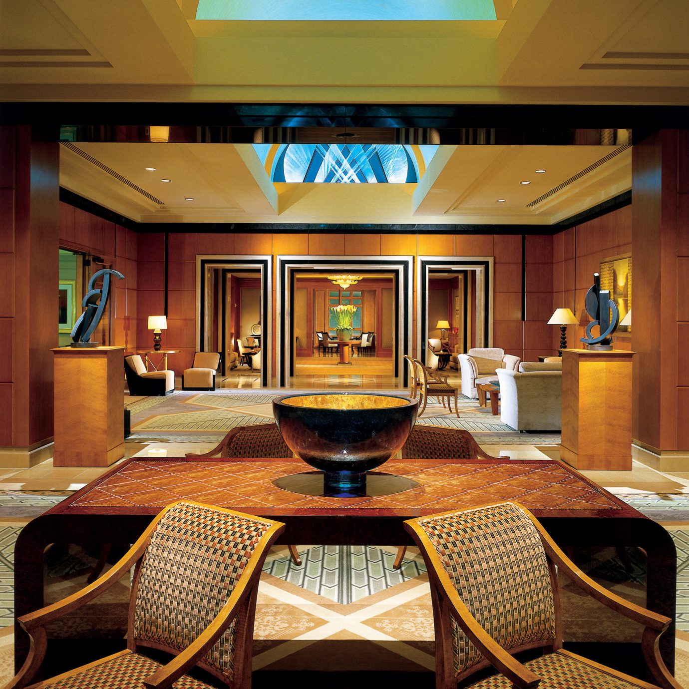 Elegant Lobby Lounge Modern recreation room billiard room Suite mansion home living room function hall Resort