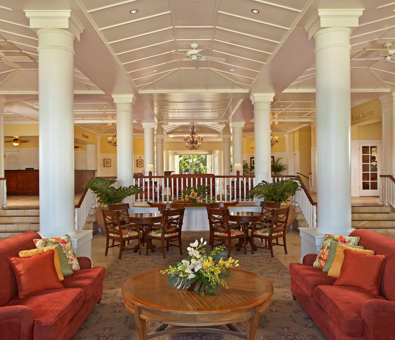 Elegant Lobby Lounge sofa chair property function hall living room home mansion palace Resort ballroom