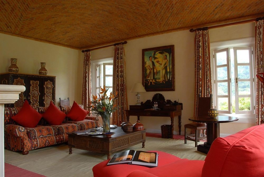 Elegant Lounge Luxury Rustic red property living room house home Villa cottage mansion Suite