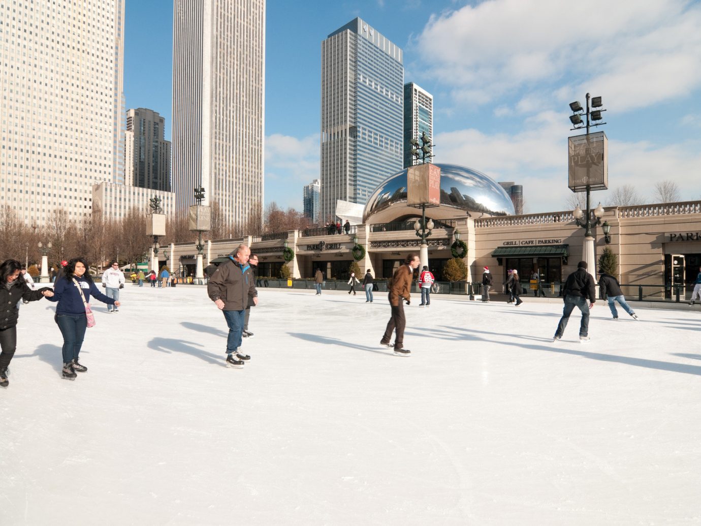 Trip Ideas Weekend Getaways outdoor sky urban area ice rink Winter Ice Skating City rink building ice daytime Downtown skating people recreation fun plaza winter sport snow tourism tree leisure freezing vacation pedestrian town square