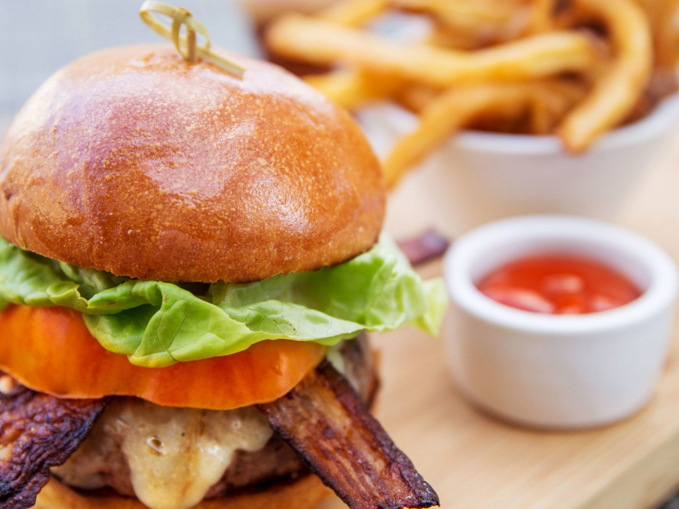 Food + Drink sandwich food dish snack food fries meat hamburger meal breakfast cuisine produce fast food