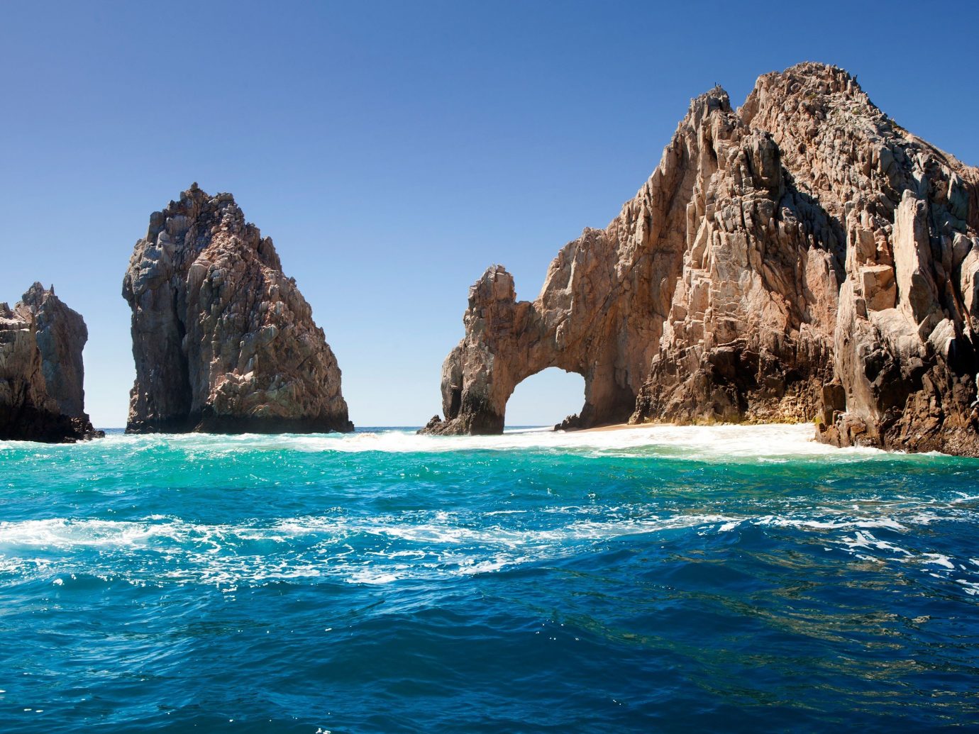 rocky beach in Los Cabos Mexico