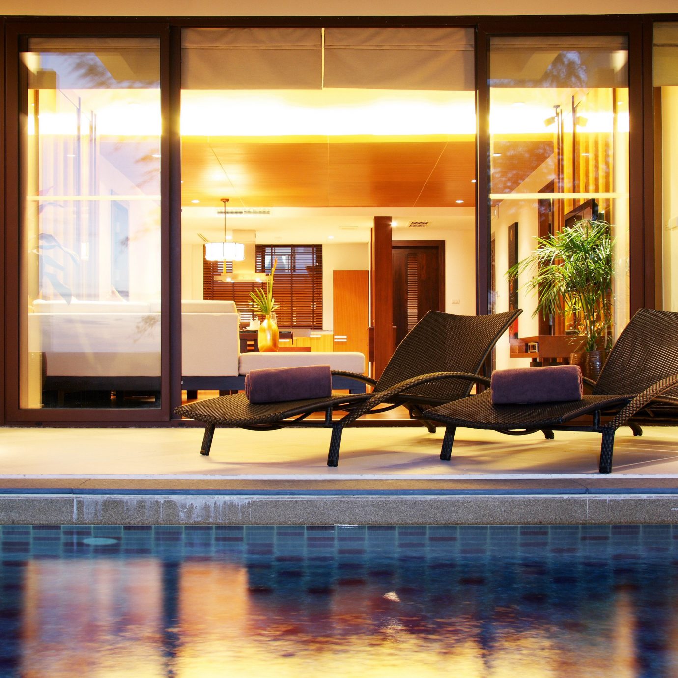Family Patio Pool Resort living room home condominium