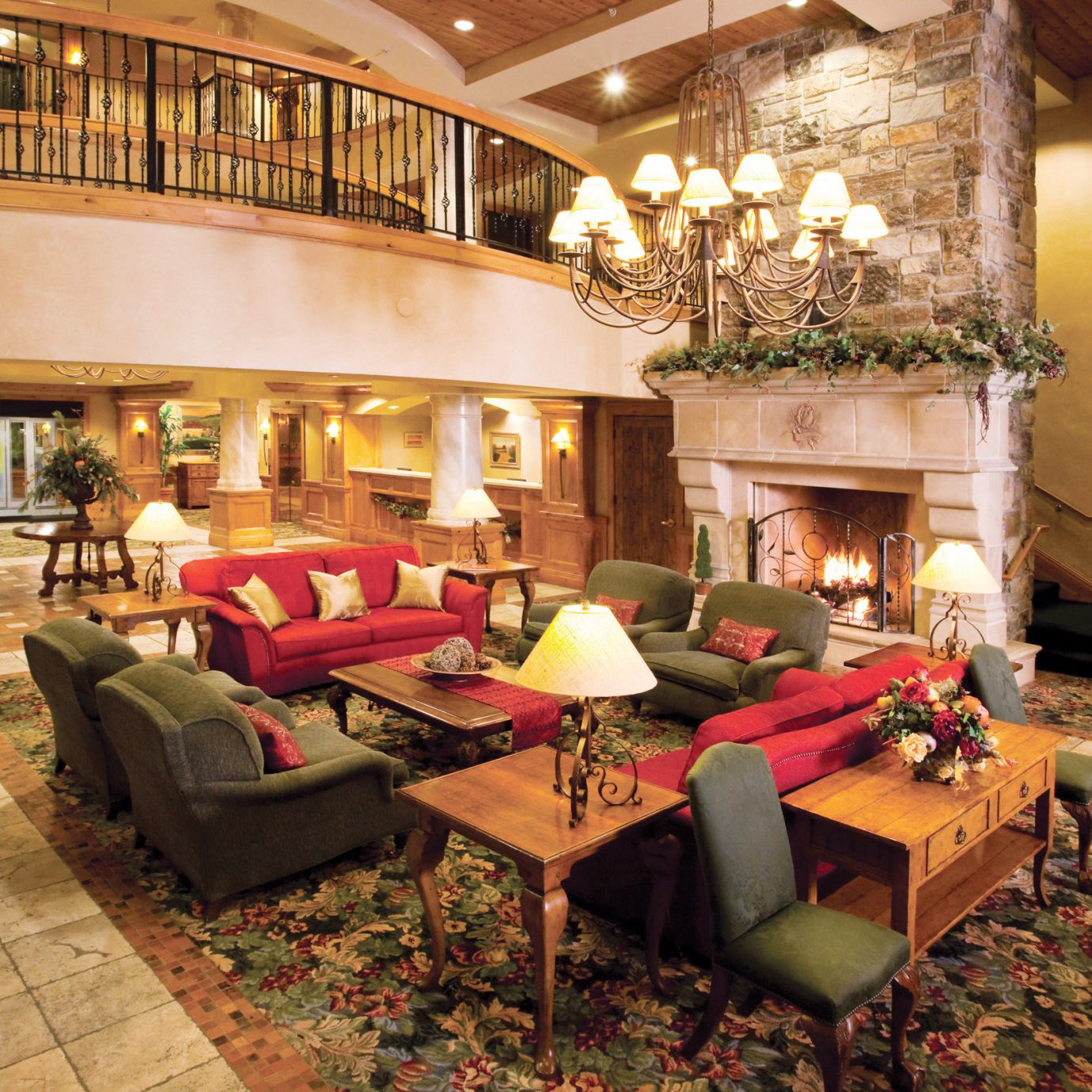 Fireplace Lounge Resort Rustic property living room home mansion Villa Lobby cottage hacienda recreation room