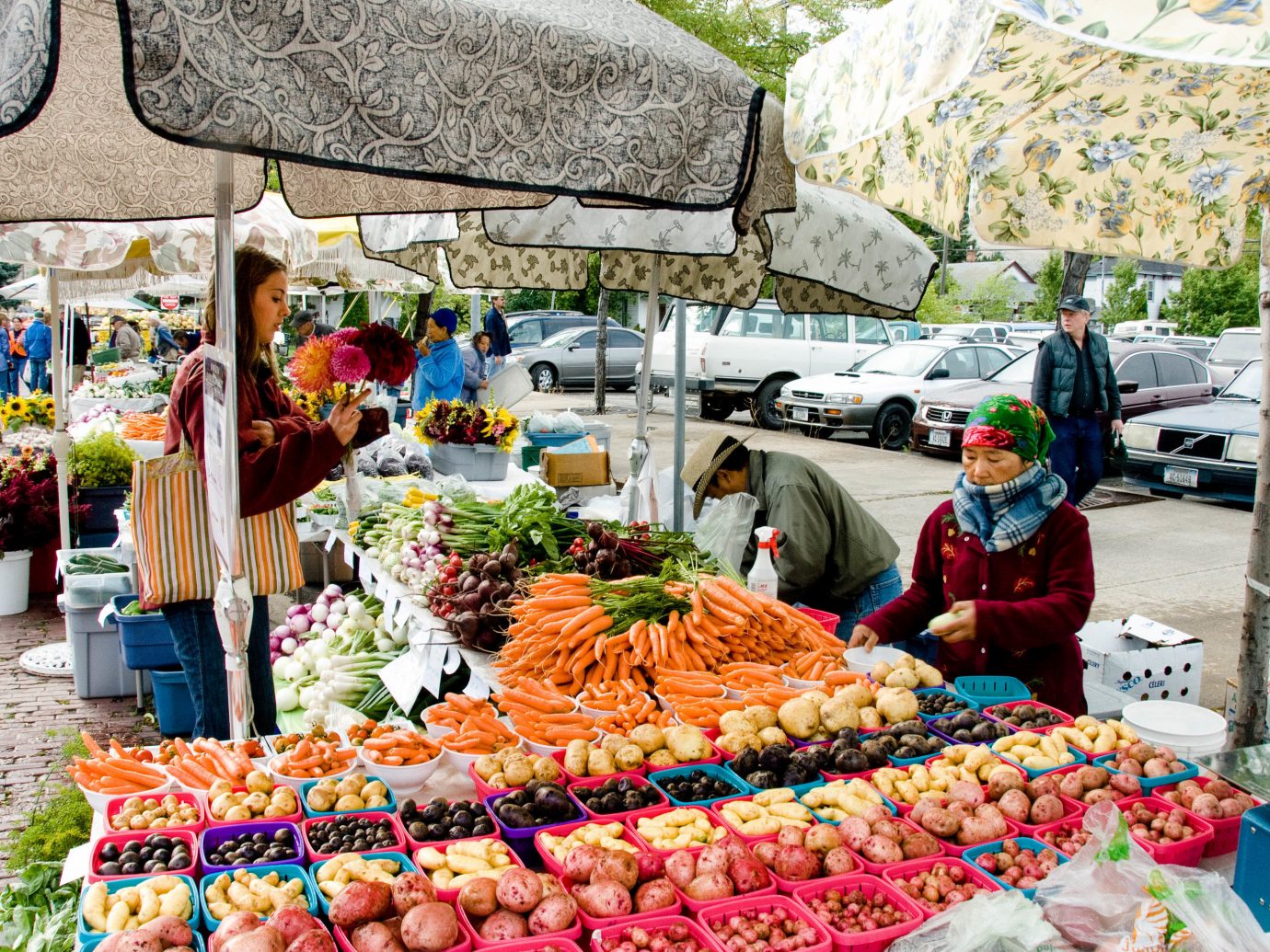 Trip Ideas marketplace market outdoor produce public space vendor stall bazaar scene food local food City fruit greengrocer vegetable brunch colorful fresh