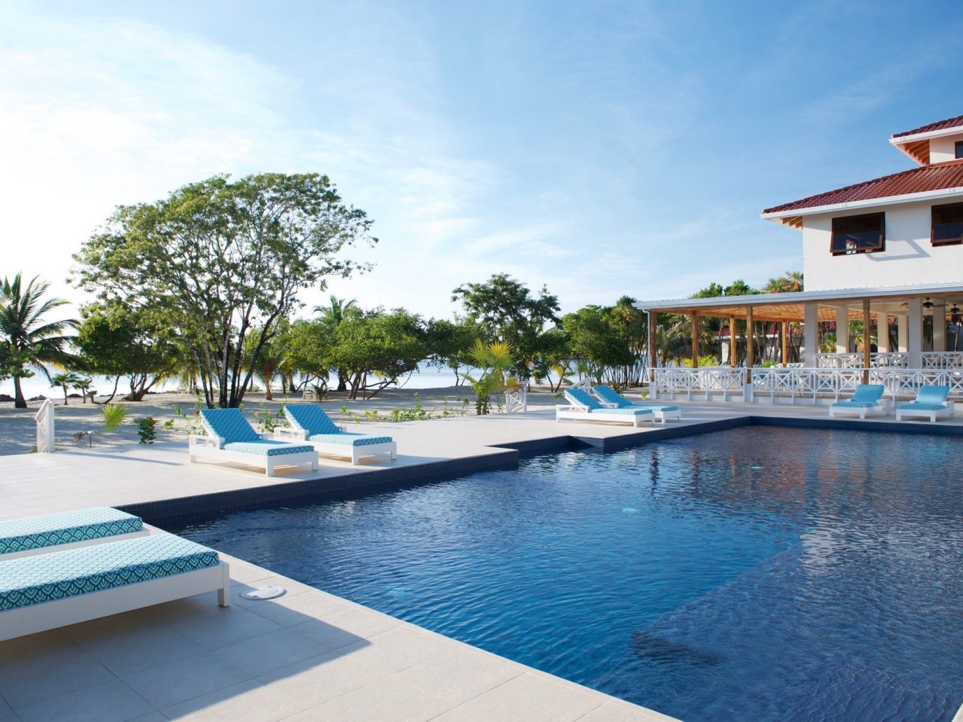 Pool At Naia Resort And Spa In Placencia, Belize