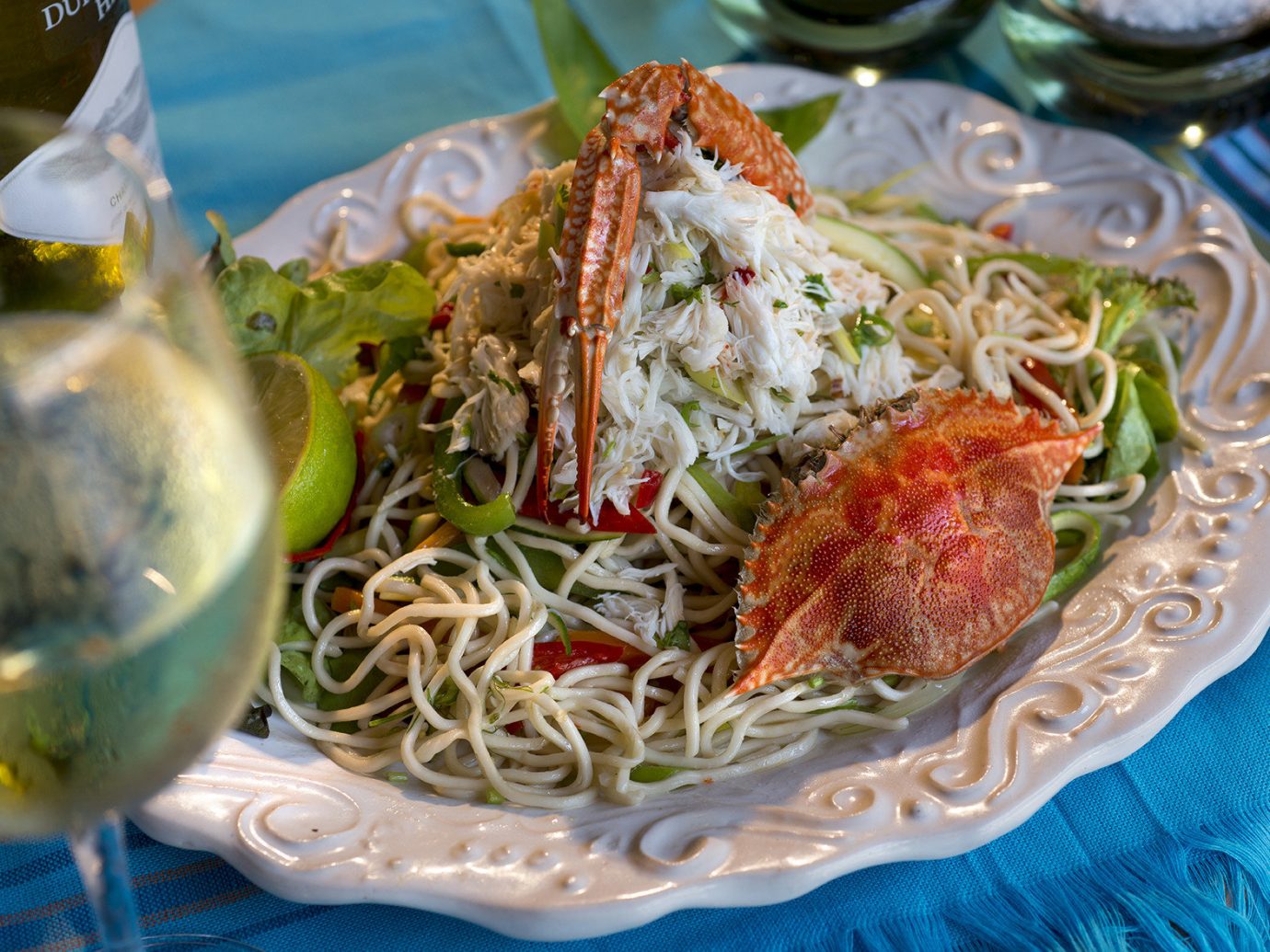 Trip Ideas food dish plate cuisine spaghetti asian food noodle produce thai food southeast asian food Seafood meal