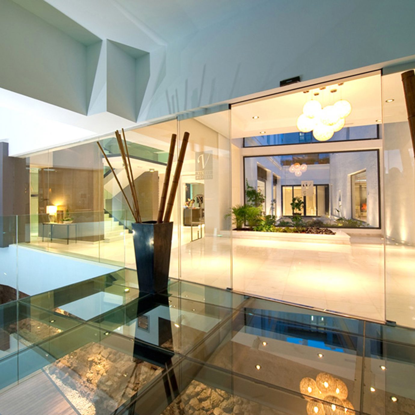 Hip Lounge Luxury Modern property Lobby condominium lighting home mansion