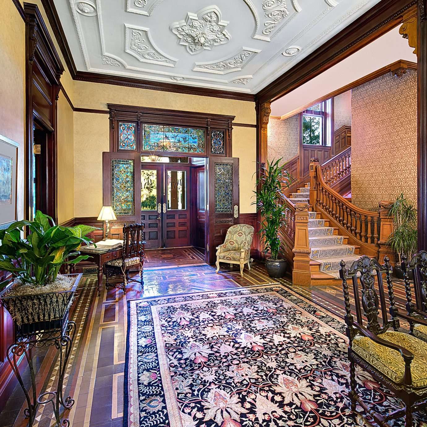 Historic Hotels Lounge Rustic Lobby property mansion home palace Resort