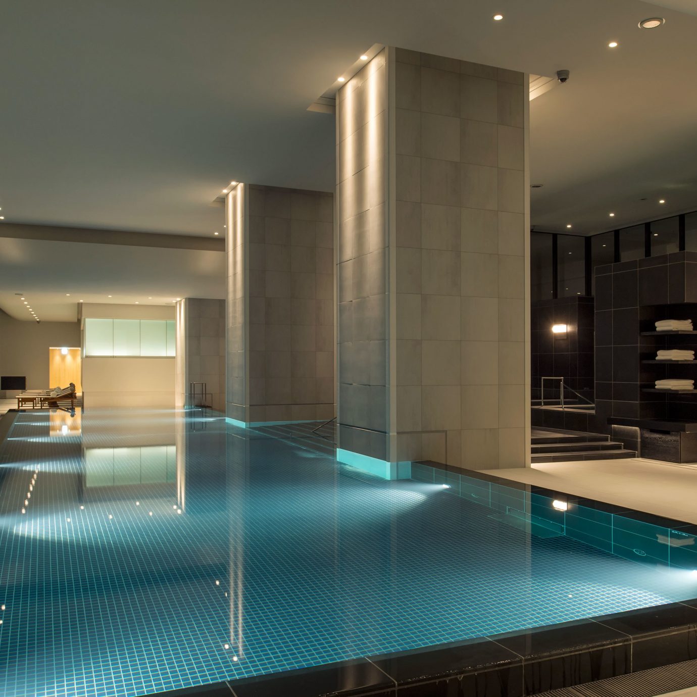 Hotels Japan Tokyo swimming pool lighting daylighting condominium Lobby