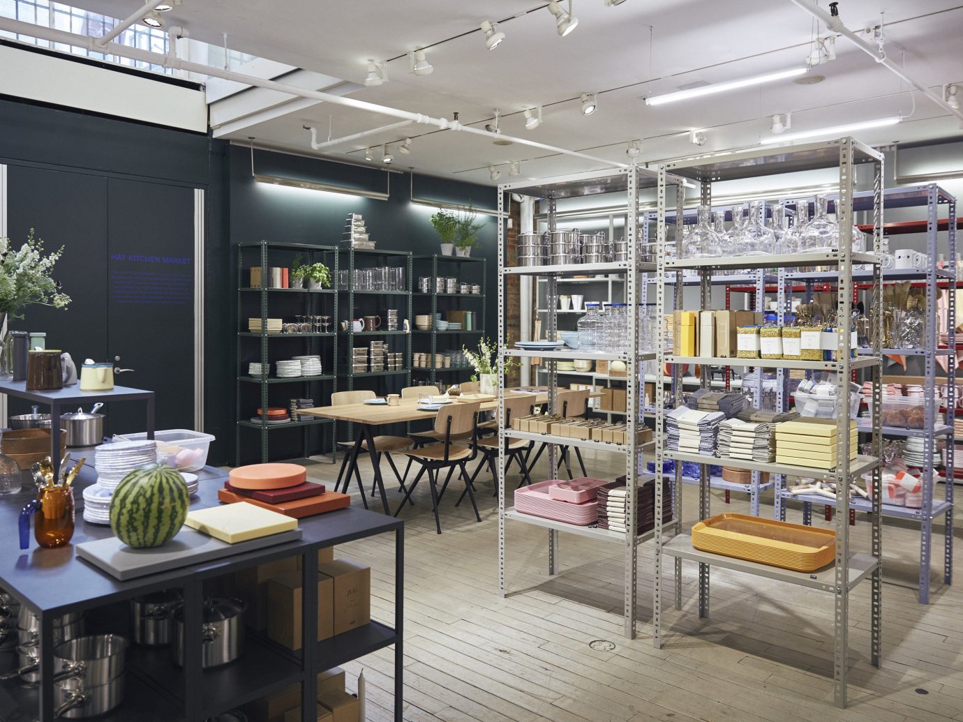 NYC Shops Style + Design indoor interior design retail café furniture