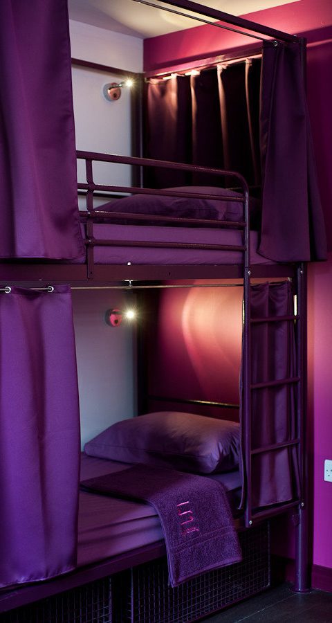 Budget indoor wall purple curtain room interior design Bedroom furniture lamp Suite night rack