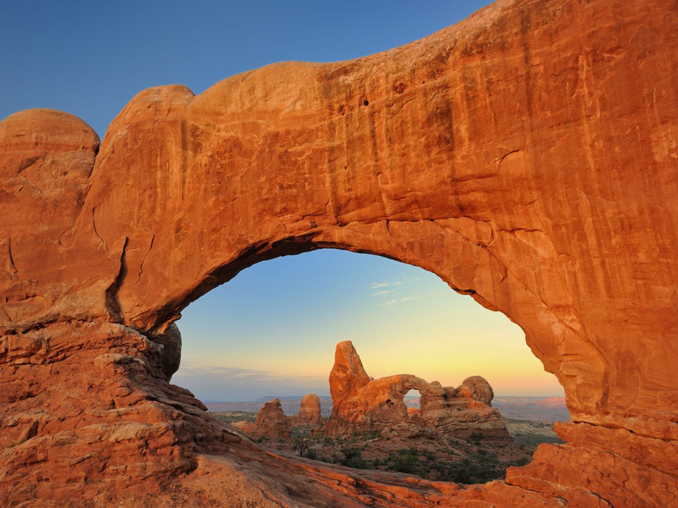 National Parks Outdoors + Adventure Trip Ideas mountain Nature valley rock outdoor canyon arch geographical feature landform broken arch natural arch butte cliff wadi geology landscape terrain badlands formation plateau Sunset national park stone hillside