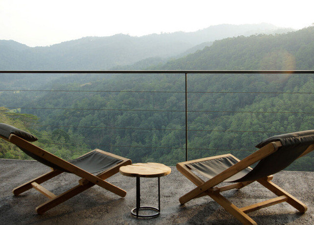 sky water mountain leisure wooden overlooking seat