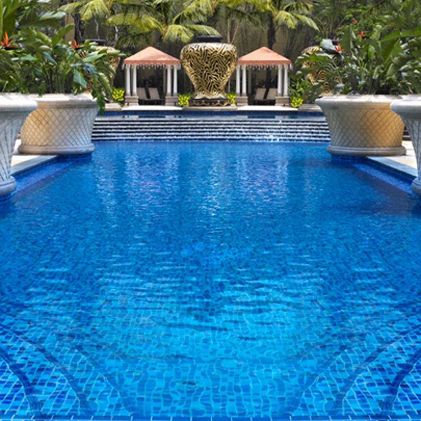 Lounge Pool swimming pool property backyard reflecting pool Villa blue