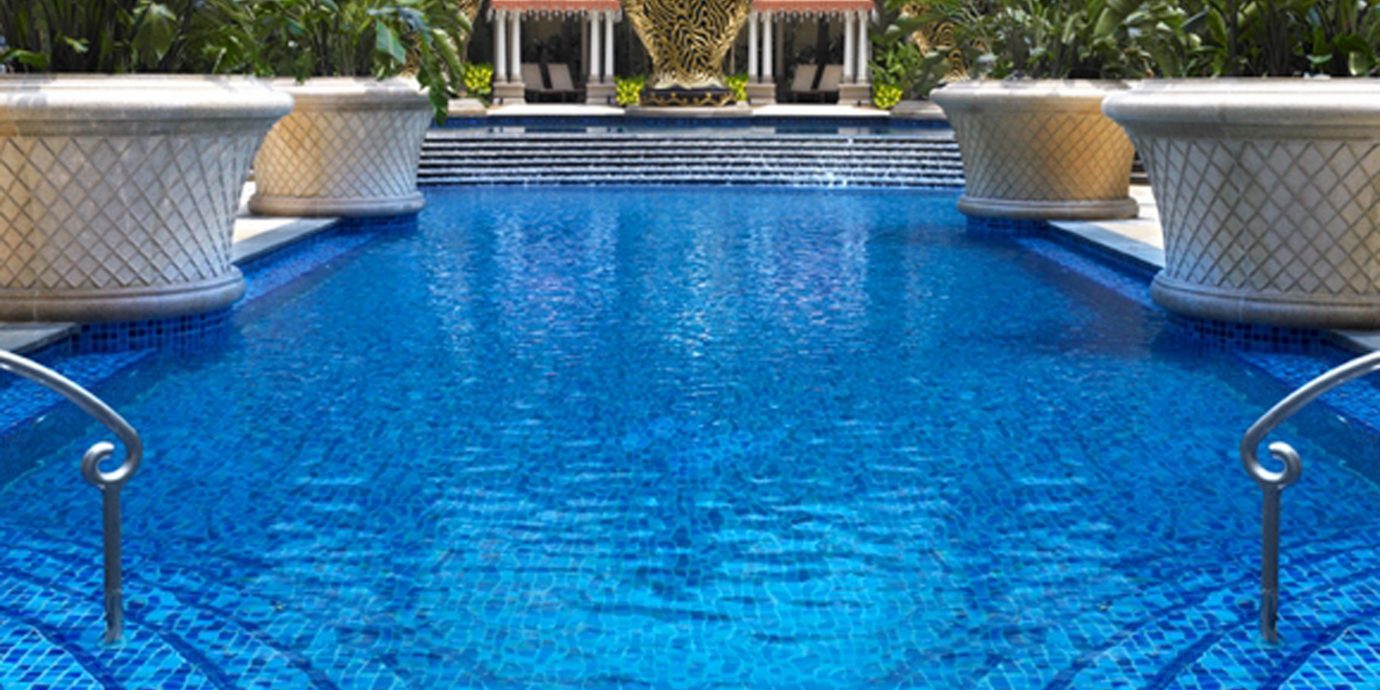 Lounge Pool swimming pool property backyard reflecting pool Villa blue