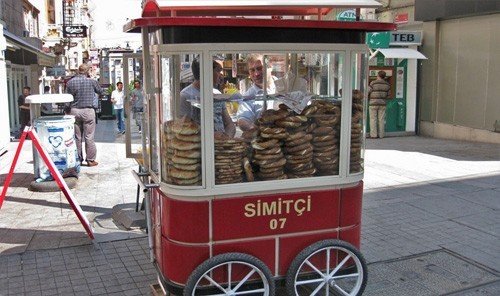 Jetsetter Guides ground outdoor vehicle red cart transport vendor street food kiosk food