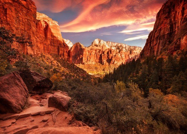 valley mountain canyon Nature wilderness rock wadi landscape badlands cliff Sunset terrain arch plateau sunrise geology formation national park autumn painting