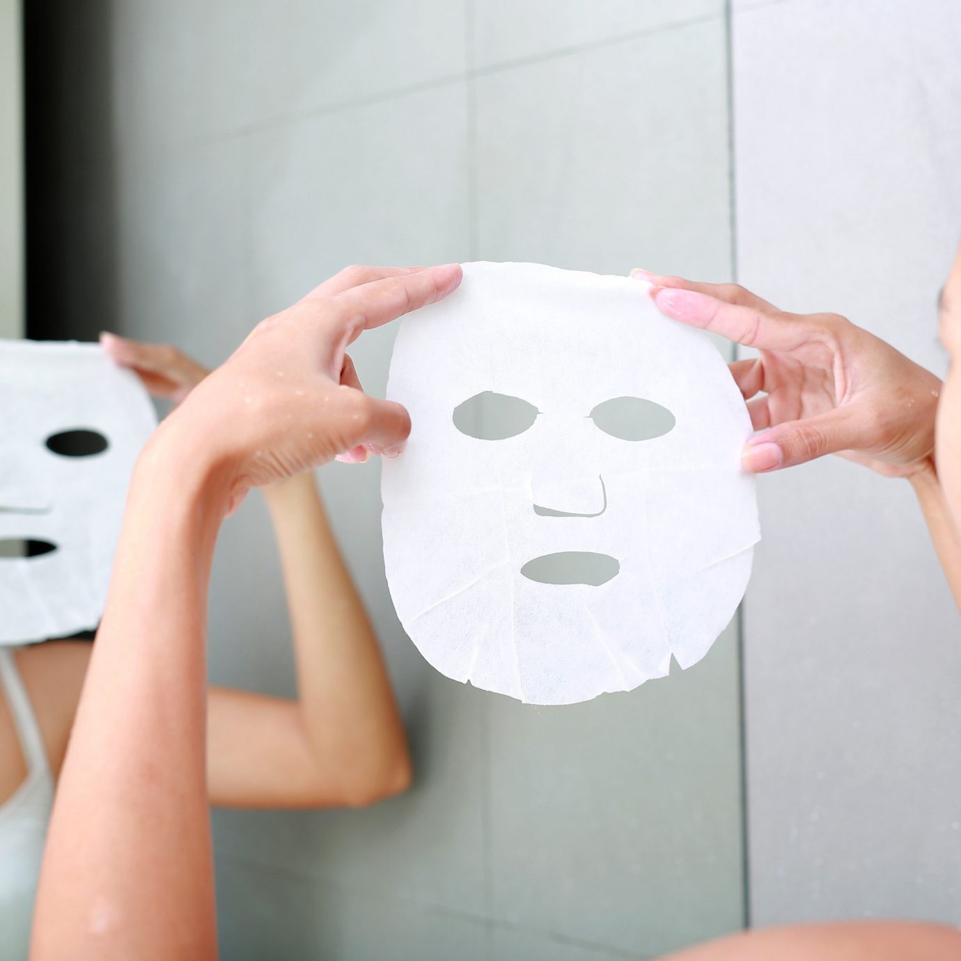 Health + Wellness Travel Shop Travel Tips person wall face skin indoor head smile mask product design