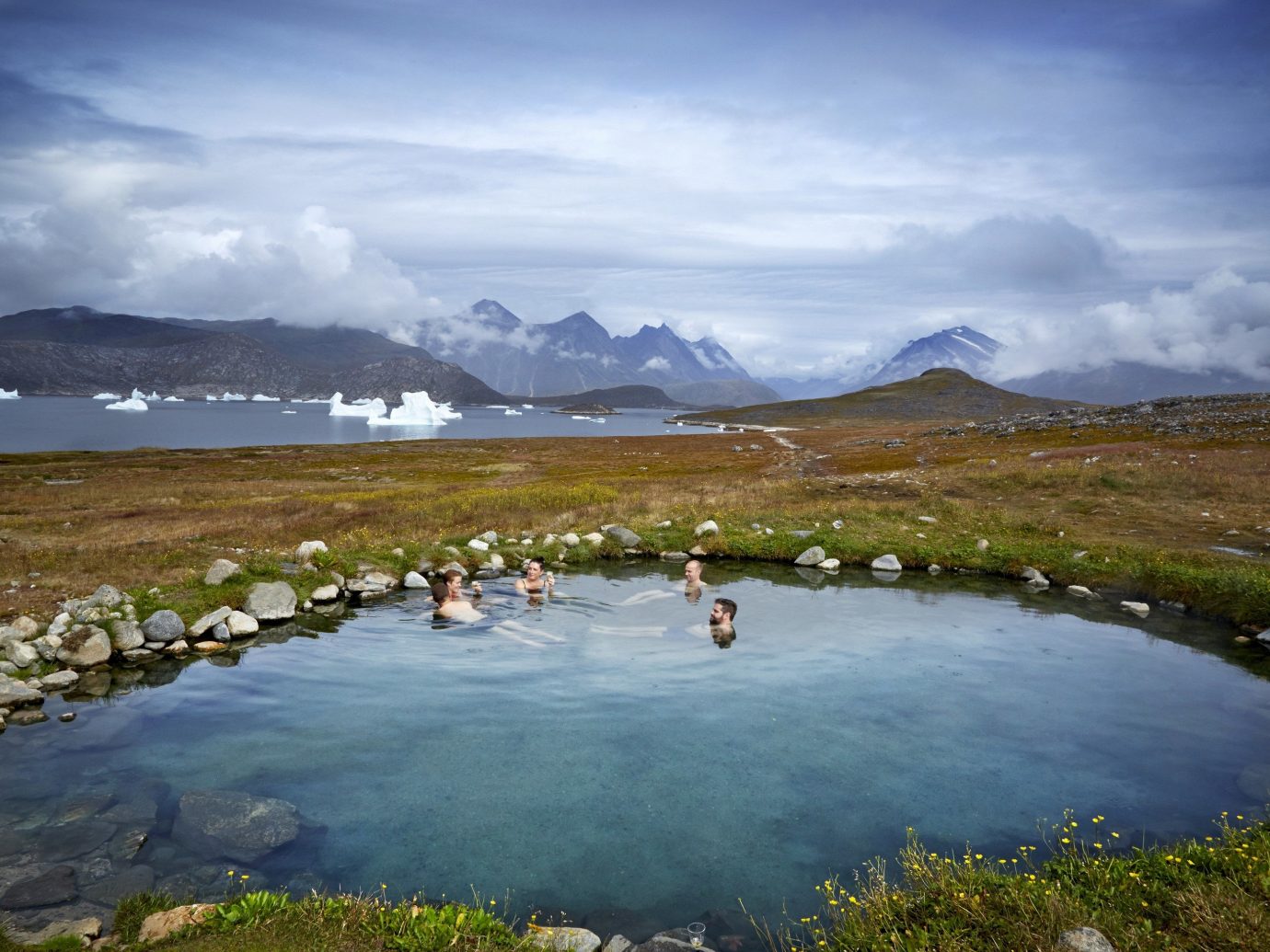 Uunartoq hot springs in South Greenland