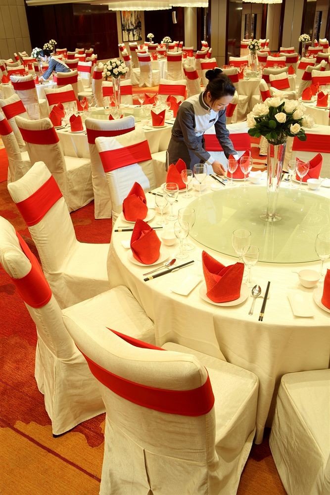 red banquet function hall lunch restaurant wedding Party dinner