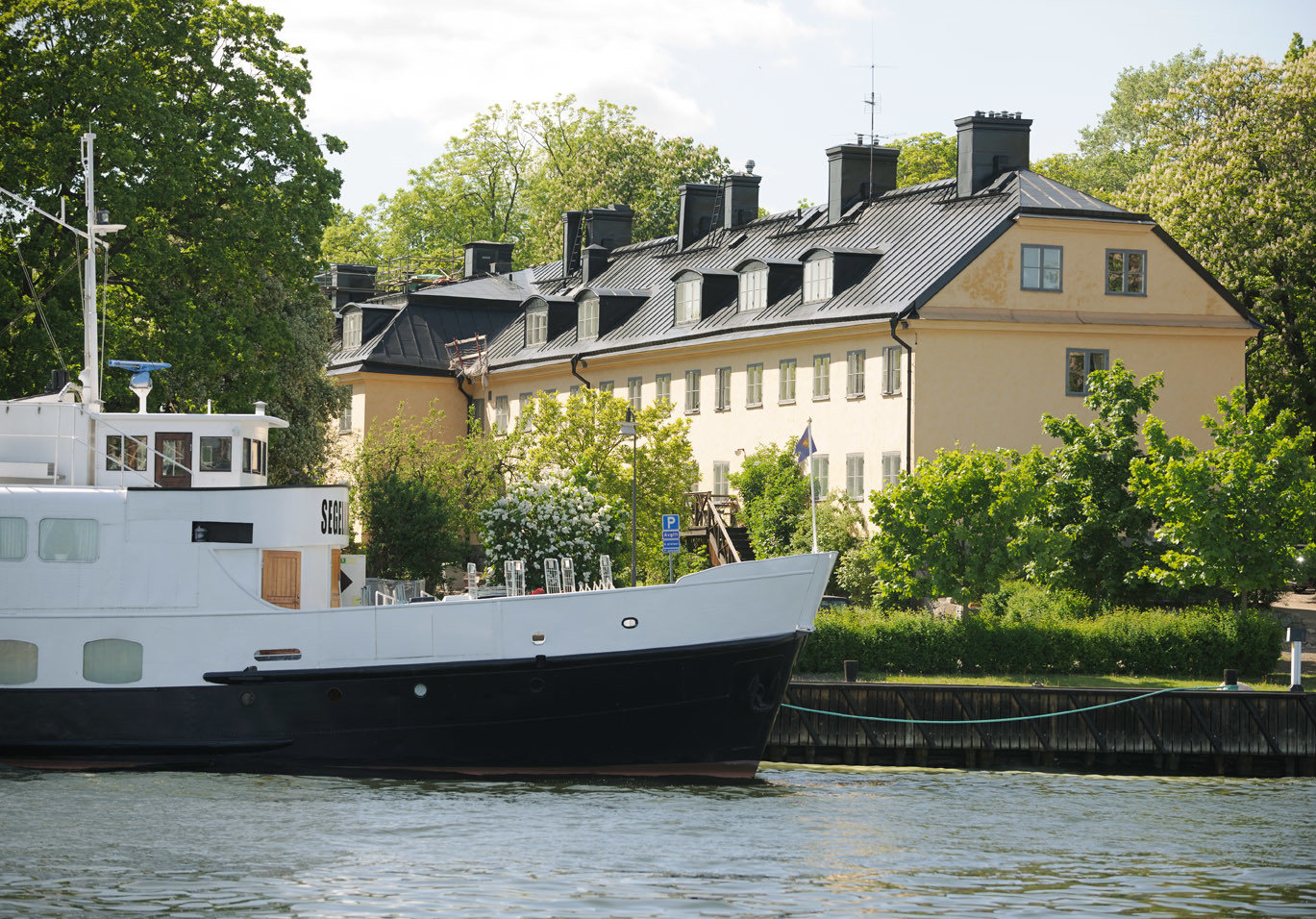 Hotels Stockholm Sweden water tree outdoor Boat waterway water transportation watercraft motor ship ship vehicle tugboat house channel Canal River bayou