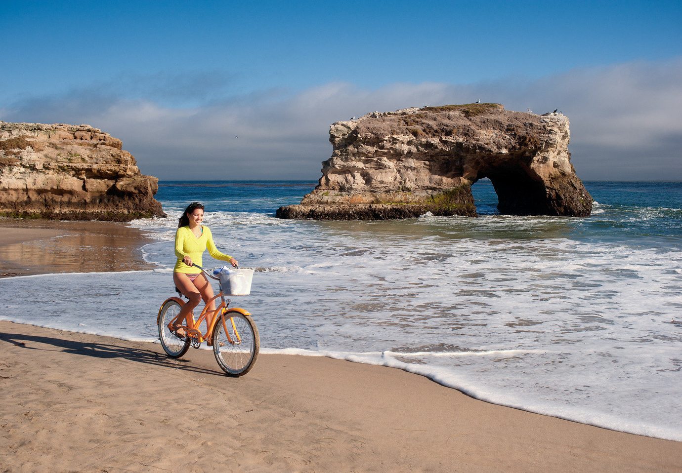 Trip Ideas outdoor sky water ground bicycle rock Beach Coast Sea body of water shore Ocean vacation vehicle Nature cape sand cliff bay wave terrain sandy