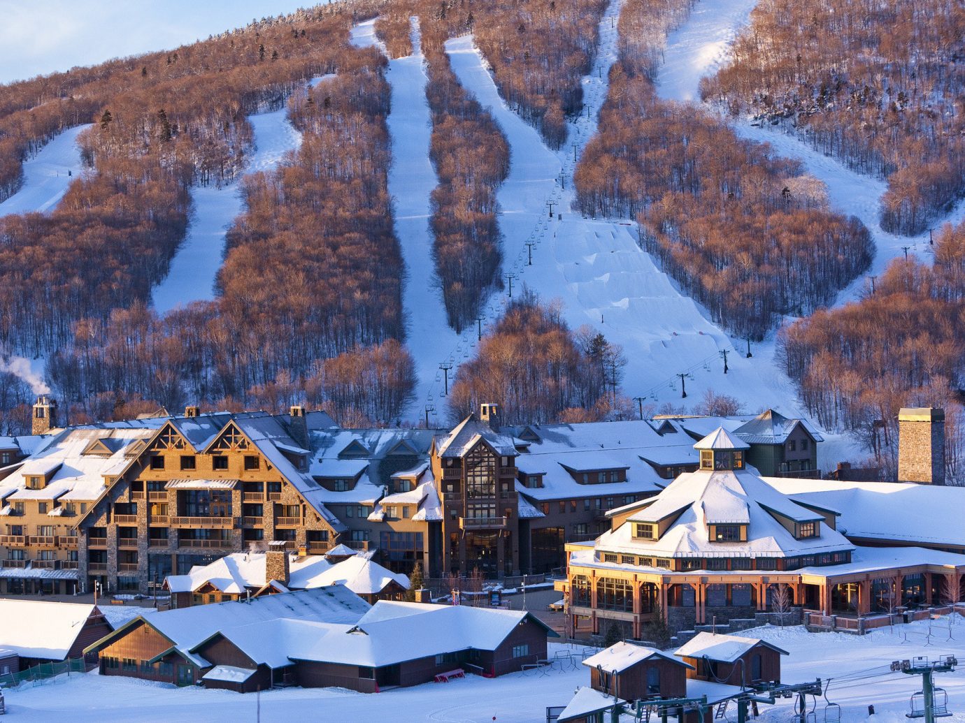 Hotels Weekend Getaways snow Winter outdoor mountain weather season geological phenomenon Resort mountain range piste