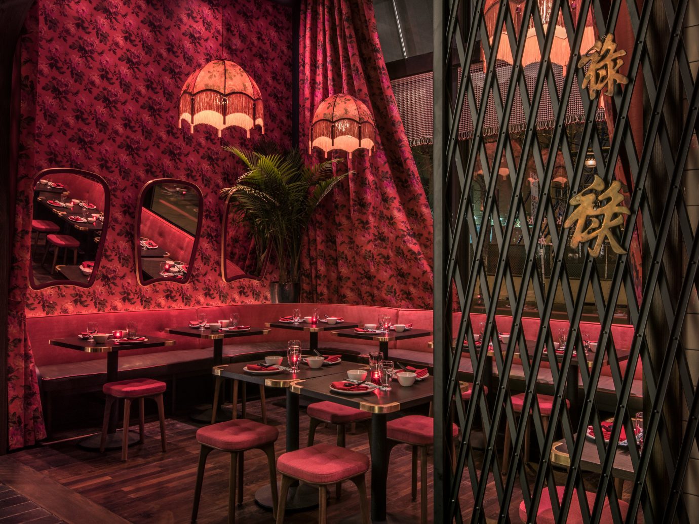 Trip Ideas red restaurant Bar interior design