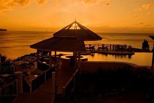 water sky Sunset Sun evening dusk dawn Sea sunrise Resort set