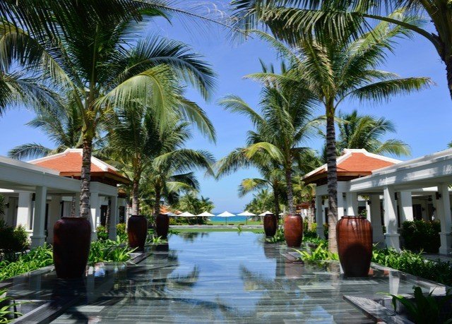 tree sky palm Resort property plant arecales condominium caribbean palm family Villa lined